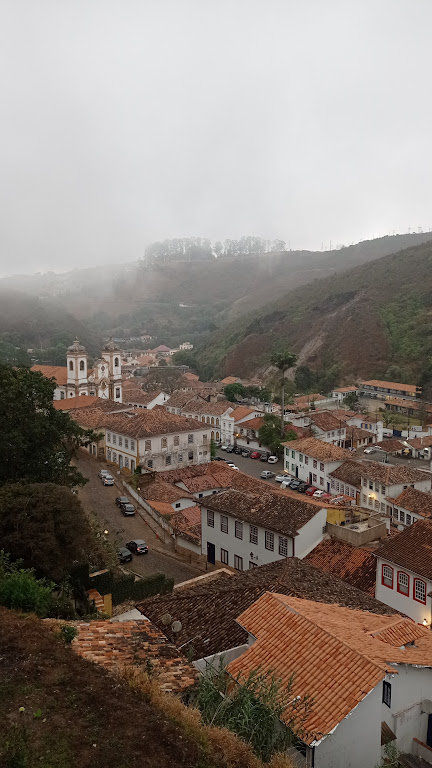 A foggy evening in Ouro Preto